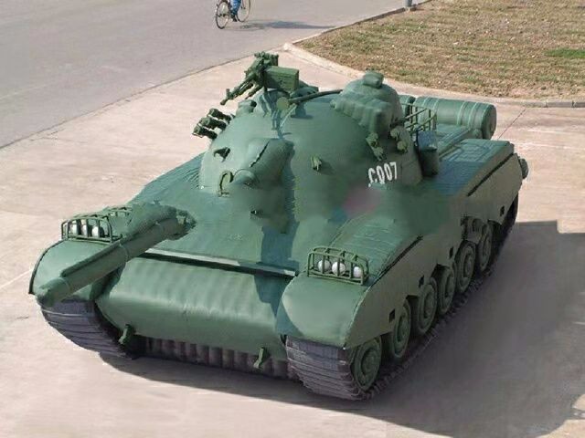 荔湾军用充气坦克车